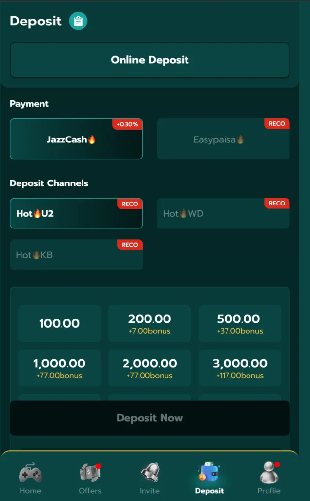ippp game deposits